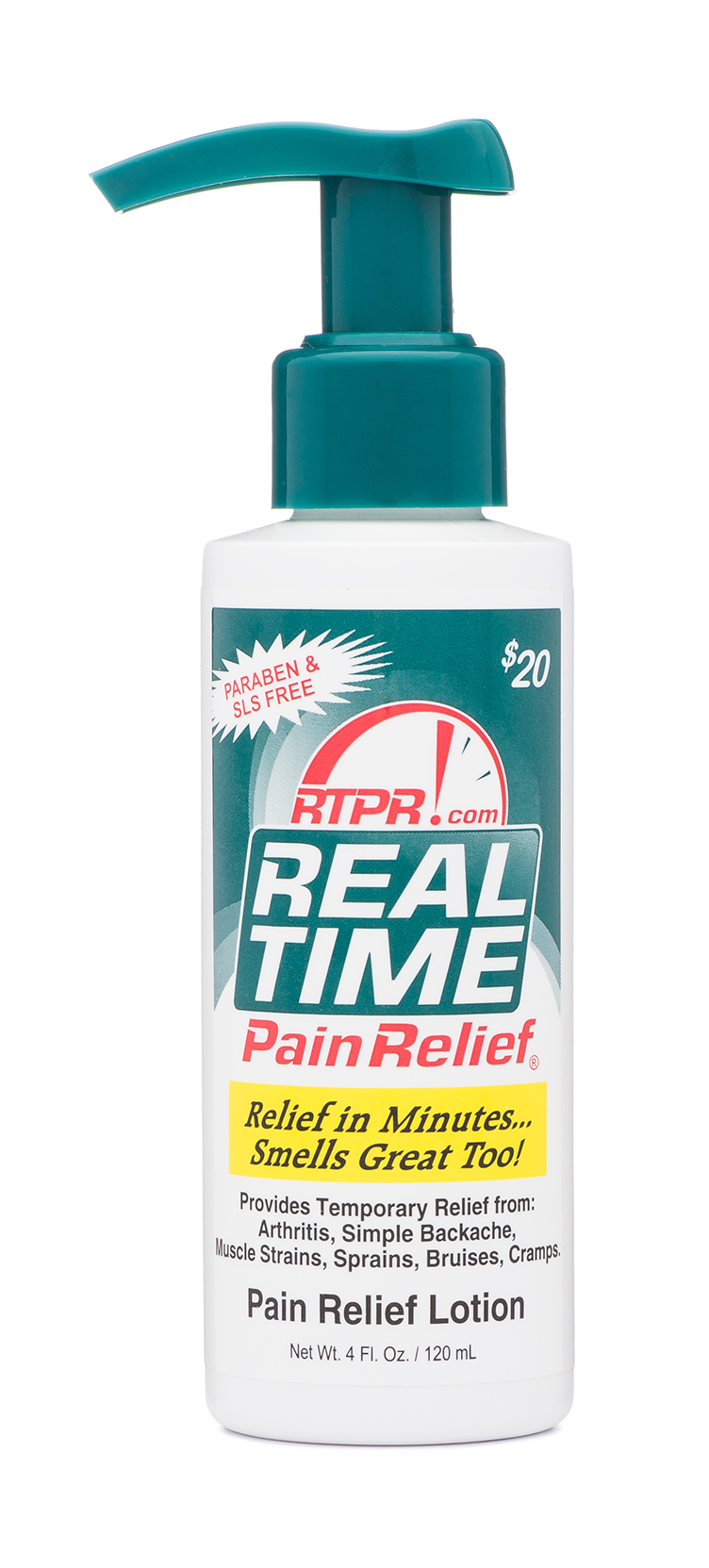 Real Time Pain Relief Introduces New Four Ounce Pump Bottle for their
